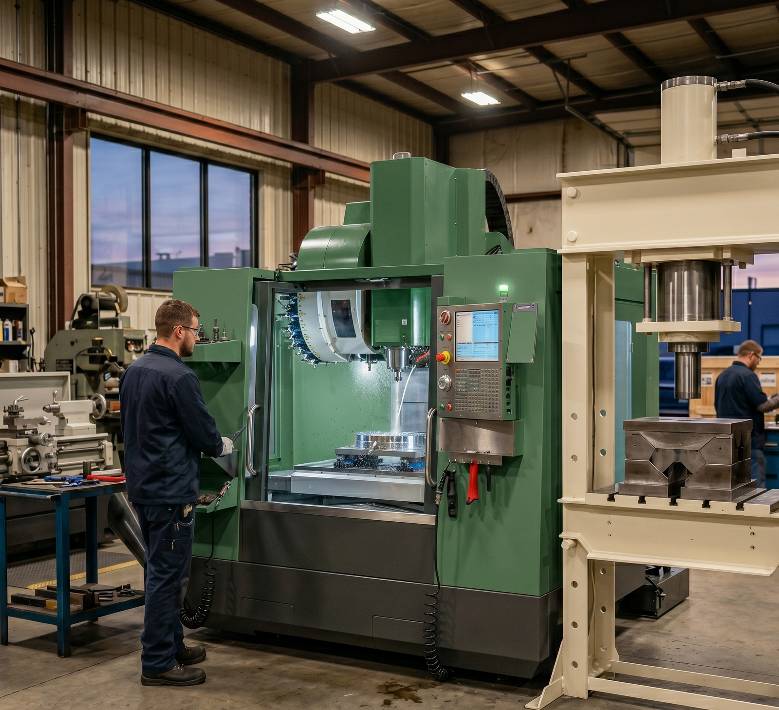 CNC Machines & Hydraulic Presses