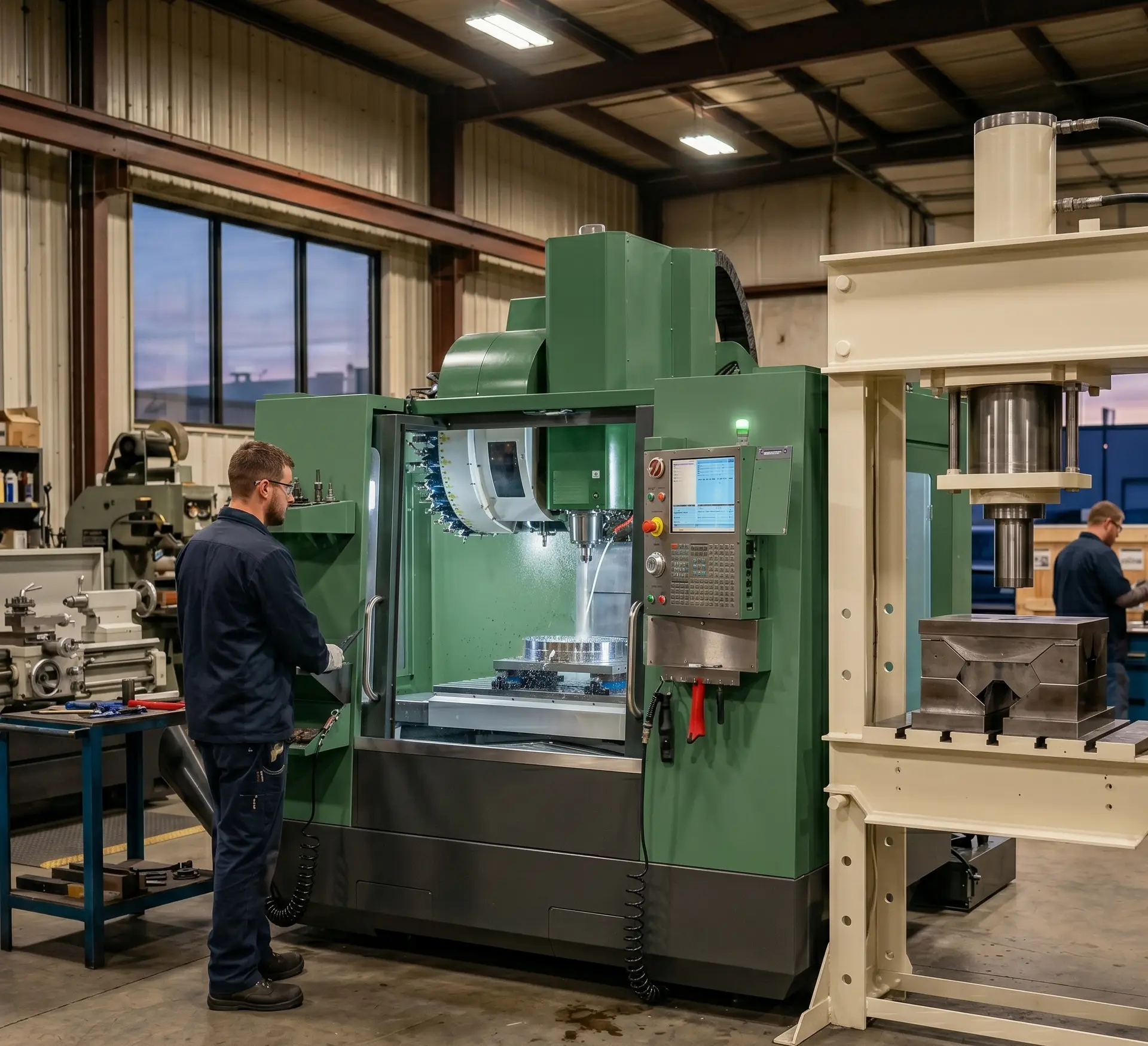 CNC Machines & Hydraulic Presses